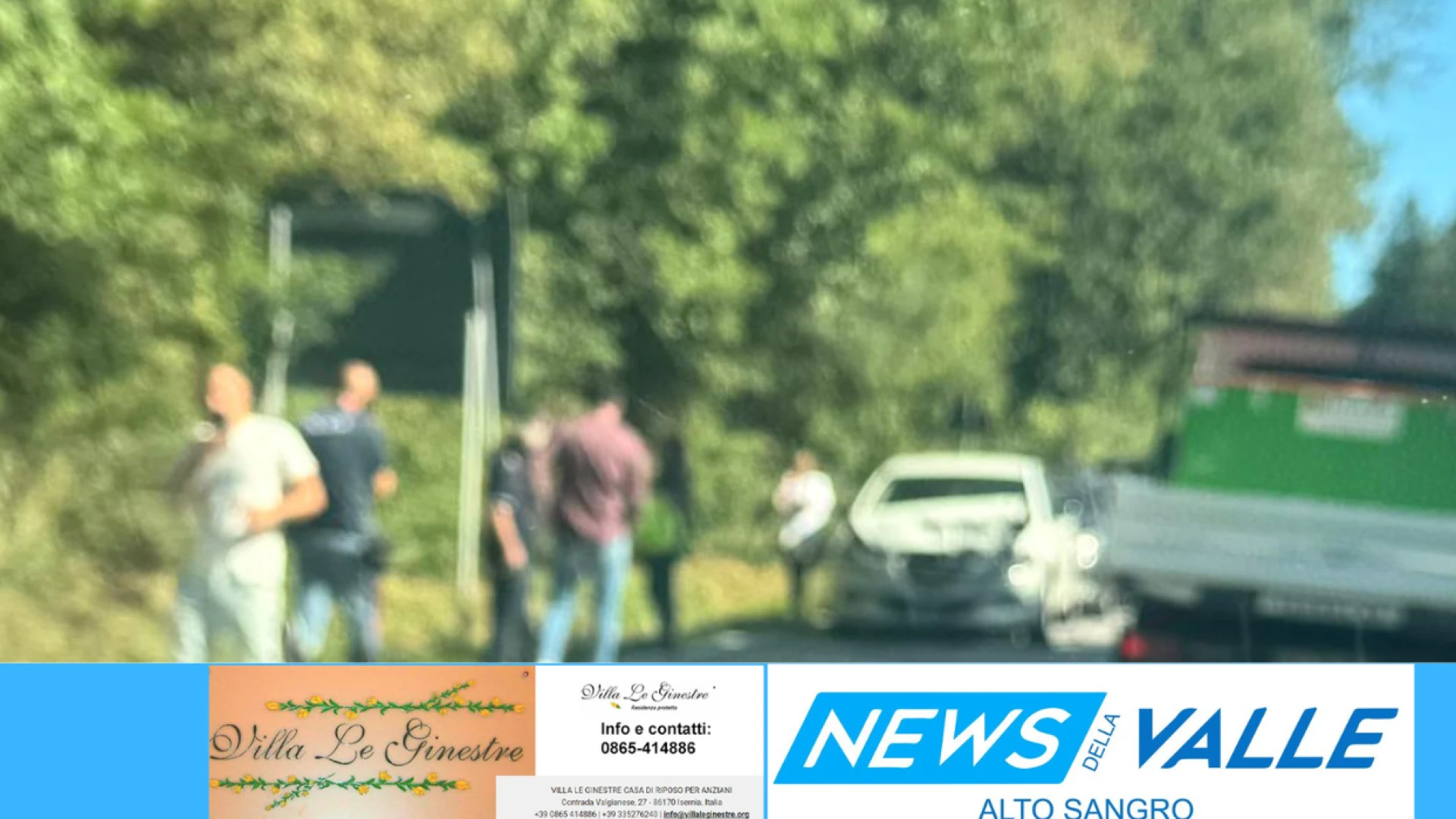 Statale 158 "Valle del Volturno", tamponamento a catena nei pressi di Roccaravindola.